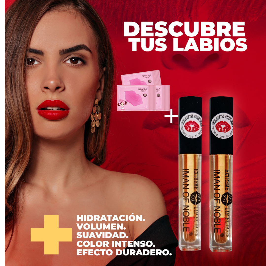 Súper combinación : 2 VOLUMINIZADORES+ 3 COLAGENOS DE LABIOS